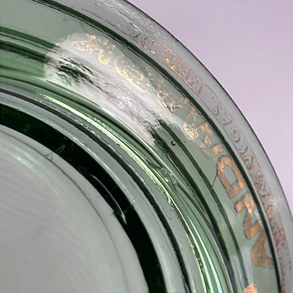 Vintage Landmark Casino Las Vegas Nevada Green Glass Ashtray‎ - Picture 8 of 8